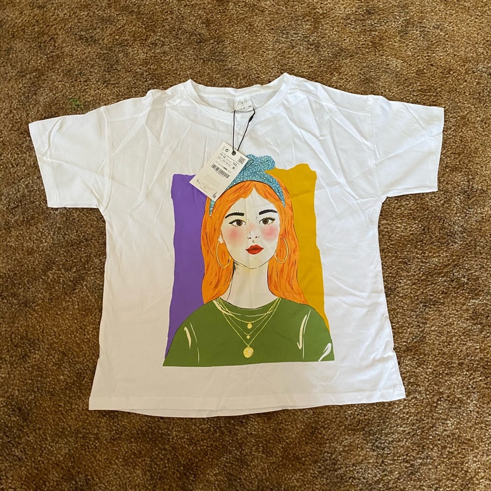 Zara T-shirt for girls.